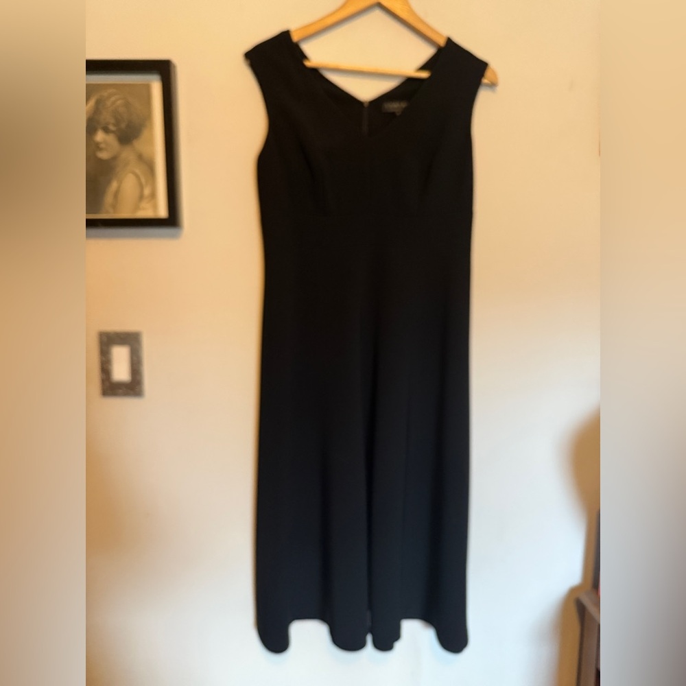 Comrags Black V-Neck Dress